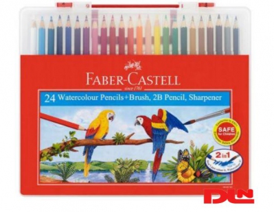 Faber-Castell Watercolour Pencils 24L in Wonder Box - 114564