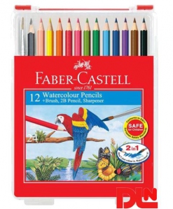 Faber-Castell Watercolour Pencils 12L in Wonder Box - 114562